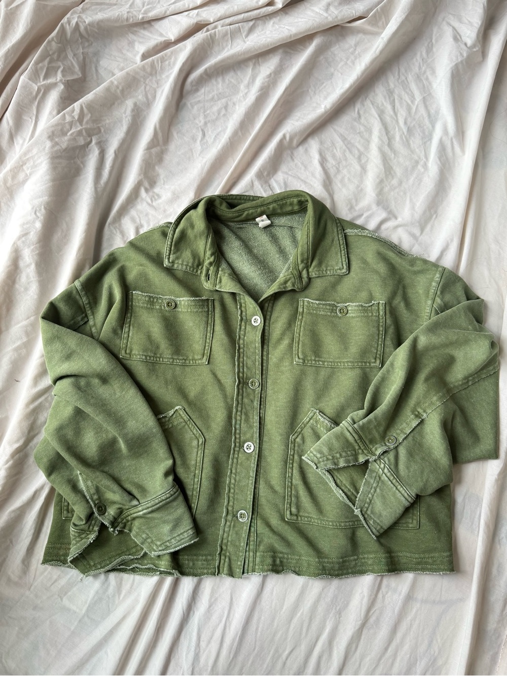 Anthropologie Daily Practice Olive Green Women's Utility Jacket